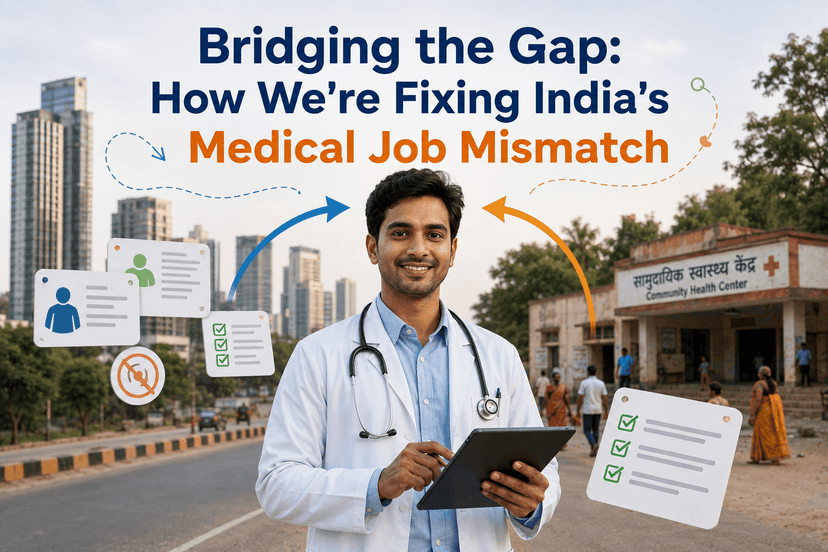 Bridging the Gap: How We’re Fixing India’s Medical Job Mismatch